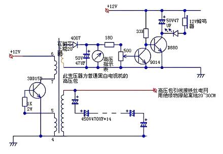 場管自激逆變器電路圖-場管自激逆變器電路圖自制設計-KIA MOS管