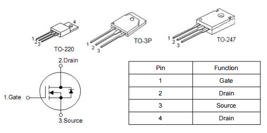 電源適配器mos管,60v130a,kia2906ah場(chǎng)效應(yīng)管參數(shù)資料-KIA MOS管